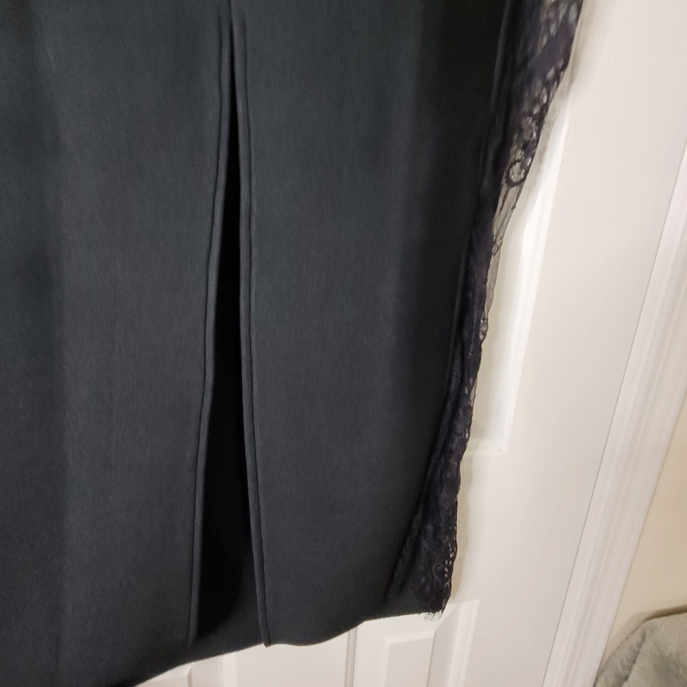 Fashion Nova Juliet Bandage Tube Strapless Stretch Lace Maxi Dress Black Size 1X - Picture 12 of 15